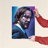 John Wick Gritty Cinematic Art Poster